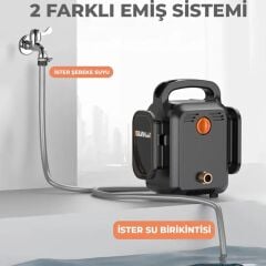 Prati̇k Yüksek Basinçli Araç Yikama Maki̇nesi̇ 13 Li̇tre 80 Bar 20.000mah 350w