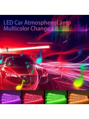 48 LED RGB Araç İçi Dekoratif Aydınlatma Uzaktan Kumandalı & Uygulama Kontrollü Atmosfer Işığı