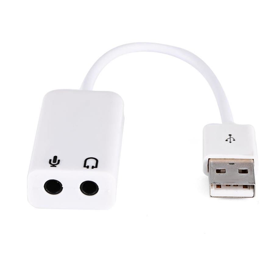 Harici Kablolu 7.1 Usb Ses Kartı 3.5mm Mikrofon Çevirici Dönüştürücü Adaptör