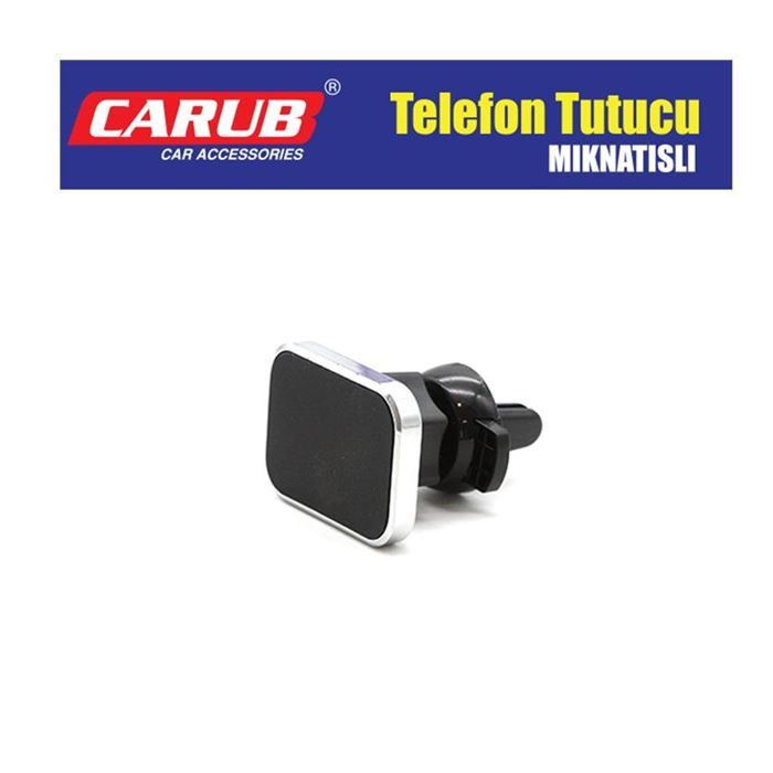 Telefon Tutucu .Lüx.Havalandırma Mıknatıslı Krom