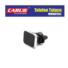 Telefon Tutucu .Lüx.Havalandırma Mıknatıslı Krom
