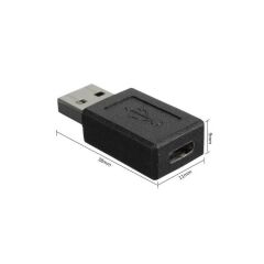 USB 3.0 Erkek to USB 3.1 Type-C Dişi Çevirici Dönüştürücü Adaptör