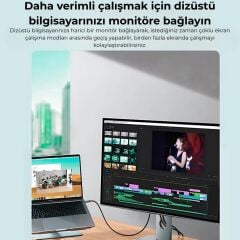 5147 4K Destekli Type-C to HDMI Görüntü Aktarım Adaptörü