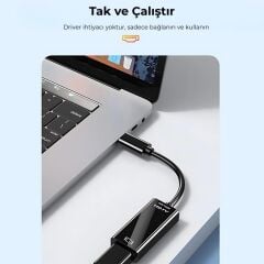 5147 4K Destekli Type-C to HDMI Görüntü Aktarım Adaptörü