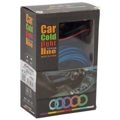 Araç İçi Neon Mavi 5M LED İp Aydınlatma (Çakmaklık Bağlantılı)