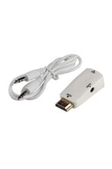 Hdmi To Vga Monitör Çevirici Dönüştürücü Adaptör 10 Adet