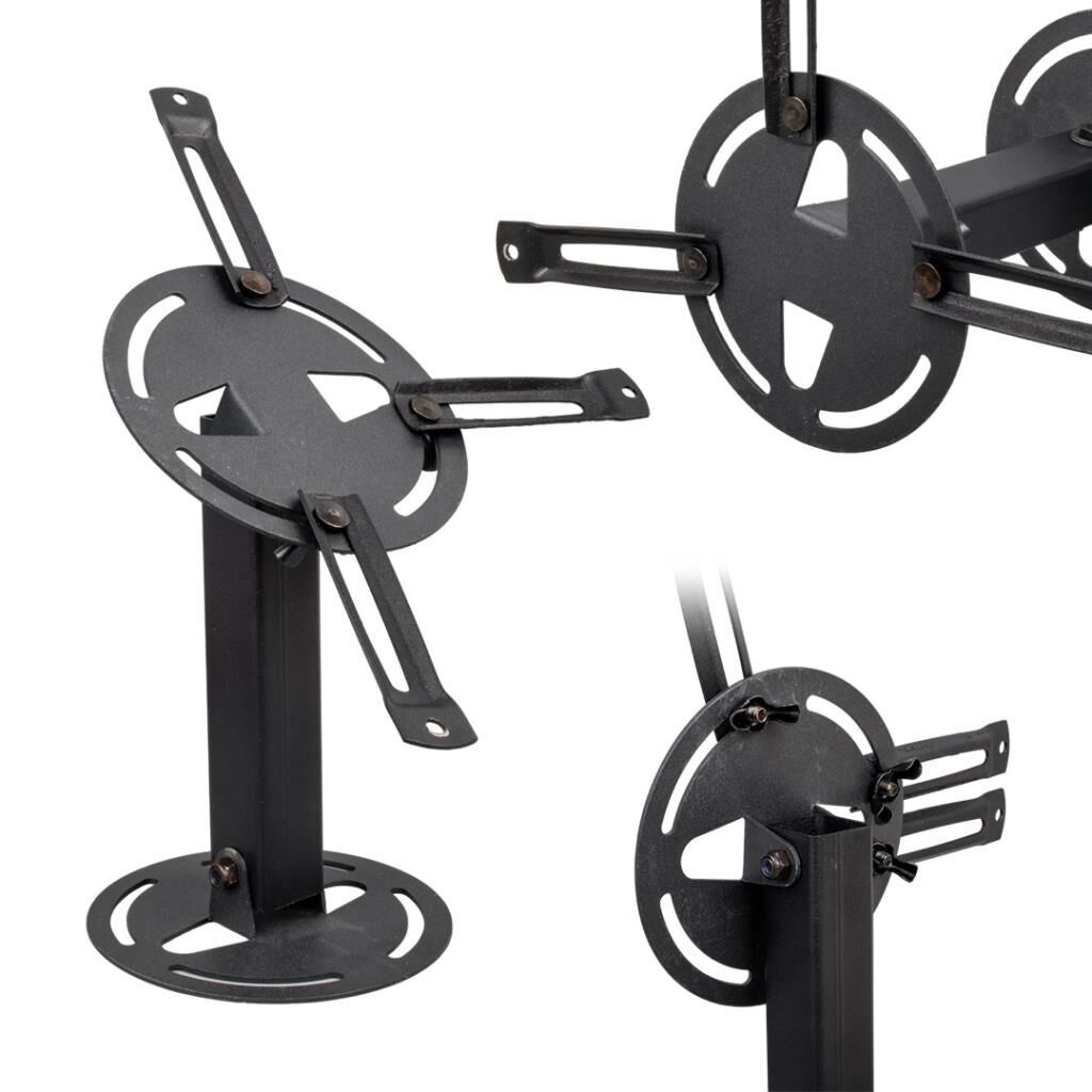 20 cm PRJ-184 Projeksiyon Montaj Aparatı – 360° Döner, 45° Eğimli, 13 kg