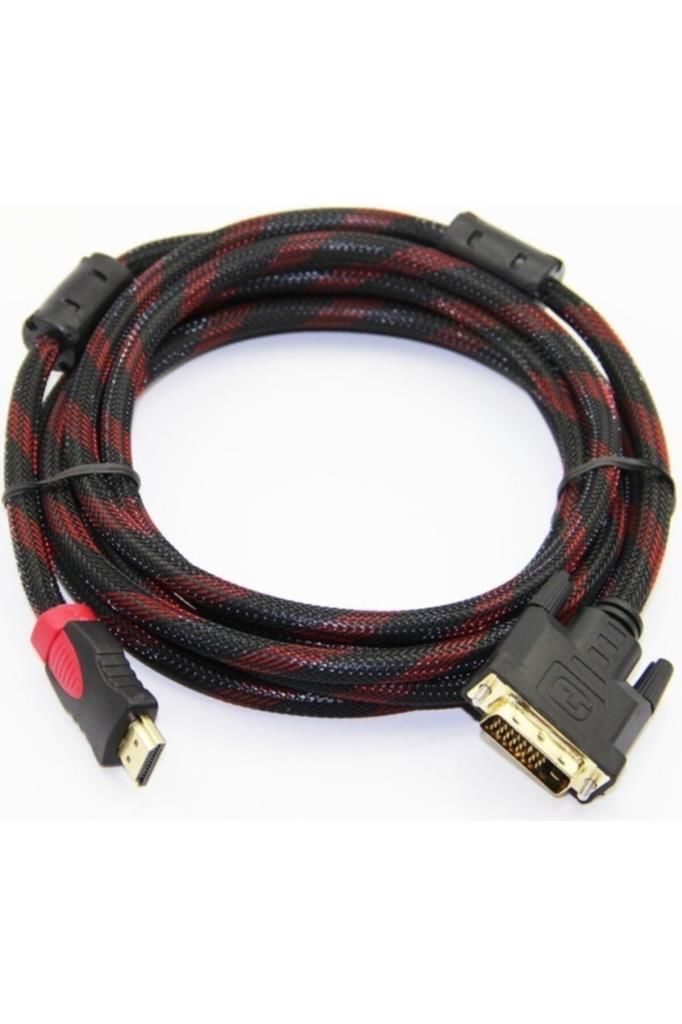 Hdmi To Dvi 24+1 Çevirici Dönüştürücü Monitör Kablosu 1.5 m