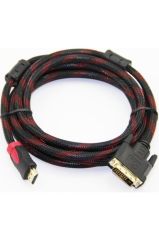 Hdmi To Dvi 24+1 Çevirici Dönüştürücü Monitör Kablosu 1.5 m