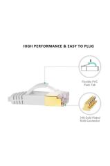 Cat7 Ethernet Rj45 Modem Internet Kablosu 10 Metre 10gbps 600mhz