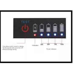 6S Lityum Pil Akü Seviye Kapasite Göstergesi