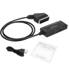 Hdmi To Scart 1080p Hd AV Video Çevirici Dönüştürücü Adaptör