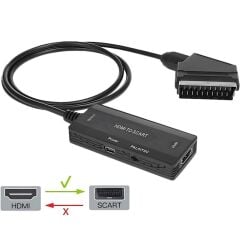Hdmi To Scart 1080p Hd AV Video Çevirici Dönüştürücü Adaptör