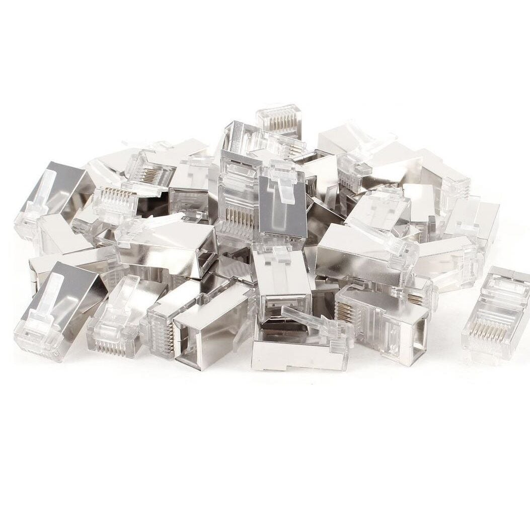 4616 Cat6 Rj45 100 lü Jack Kablo Network Ucu Konnektör