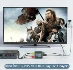 4379 Rca Av To Hdmi Çevirici 3RcA Dönüştürücü Adaptör 1080p.