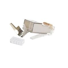Cat7 Rj45 Jack İnternet Patch Kablo Ucu Konnektör Jak (10 Adet)