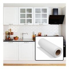 Beyaz Folyo Parlak lake Görünümlü