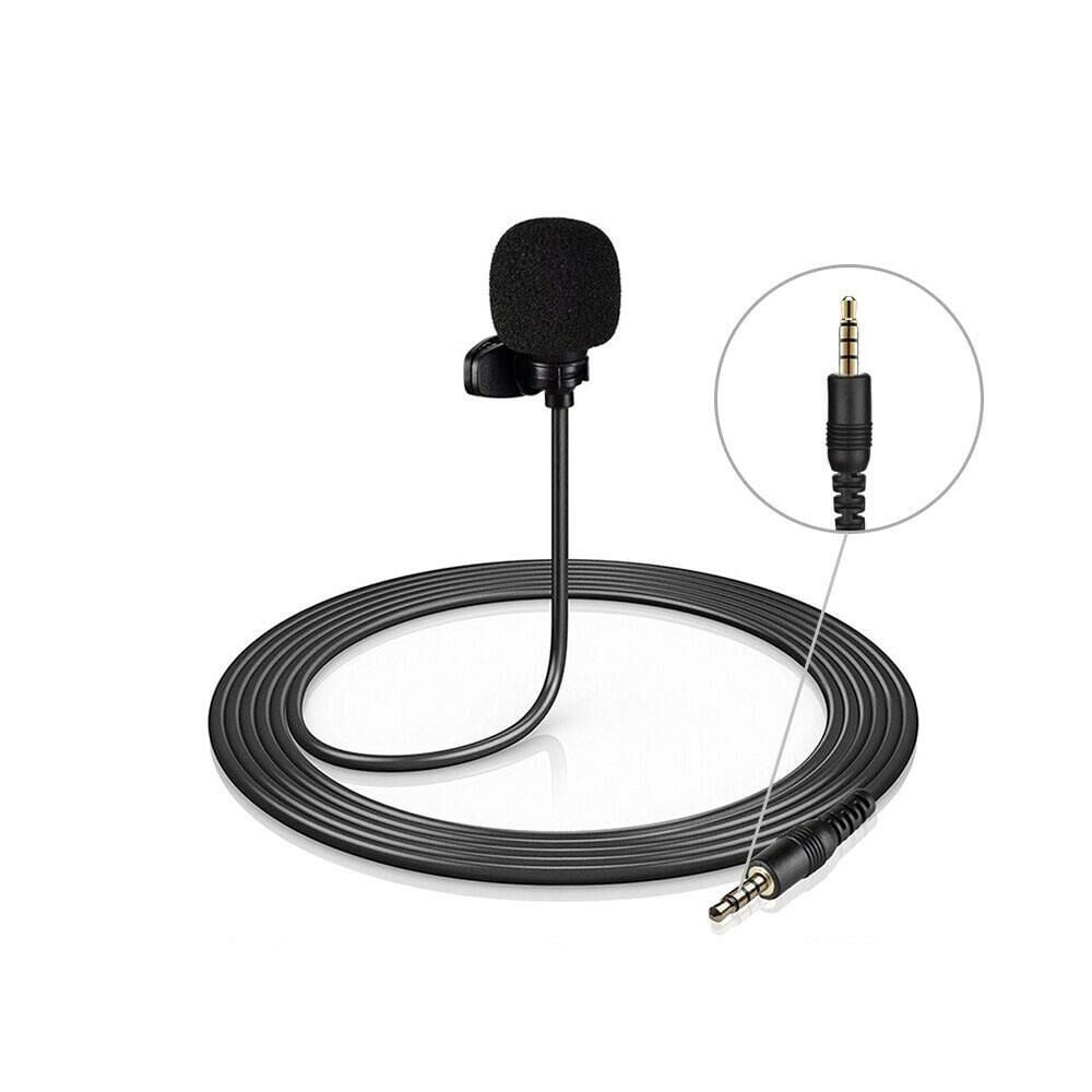 4 Pin 3.5 MM Telefon Bilgisayar Kamera İçin Yaka Mikrofonu