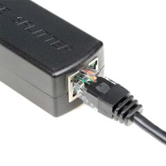 Pd48v Ip Kamera Poe Kablosu Akti̇f Poe Enjektör Splitter (In:dc48v-57v Out Ieee802.3af-at Max:12v2a)