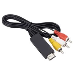 4875 HDMI to RCA AV 4K30Hz Çevirici Dönüştürücü Adaptör