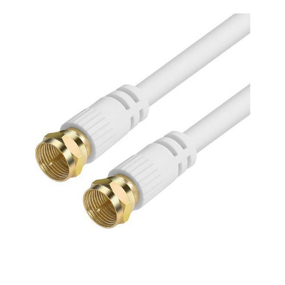 RG6-U6 F Konnektörlü Hazır Uydu Anten Kablosu 2 Metre