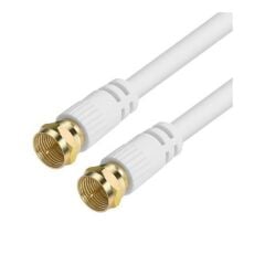 RG6-U6 F Konnektörlü Hazır Uydu Anten Kablosu 2 Metre