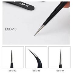 6 Çeşit VETUS Hassas Elektronik Cımbız Seti Antistatik Çelik