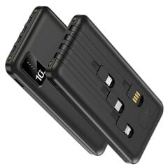 TX109 10.000MAH KABLOLU DİJİTAL GÖSTERGELİ POWERBANK DAHİLİ TELEFON STAND (MİCRO - TYPE C - LİGHTNİNG)