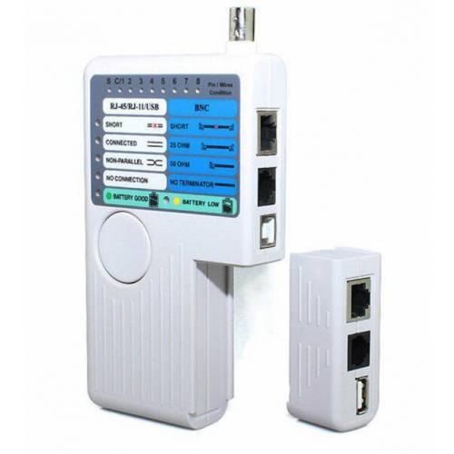 Profesyonel Network Kablo Test Cihazı- 4 in 1 - RJ11 RJ45 BNC US