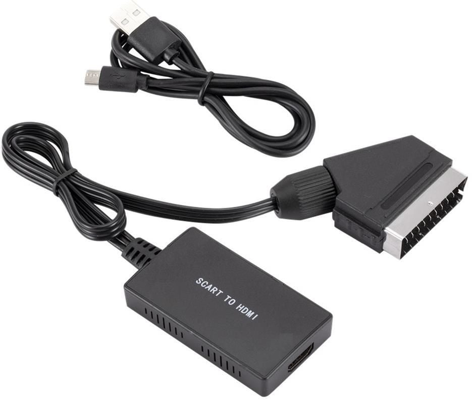 Scart To Hdmi 1080p AV Video Çevirici Dönüştürücü Adaptör