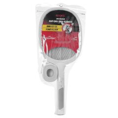 Beyaz/Gri̇ 1200 Mah 3000 V Çikiş UV Mavi̇ Işikli Şarjli Masaüstü Raket Si̇nek Öldürücü