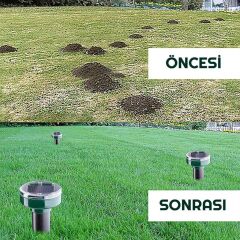 Solar Güneş Enerjili Köstebek-Yılan-Fare-Yılan-Akrep Kovucu Haşere Kaçıran 800m2 Etkili