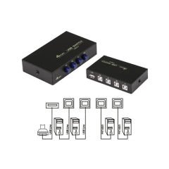 Yazıcı Printer Switch Çoklayıcı Çoğaltıcı 4 Port