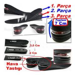 Kesilebilir Hava Yastıklı Boy Uzatıcı Tabanlık 7 cm