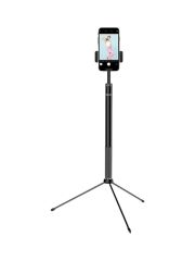 2in1 Tripod Standlı Youtube Tiktok Selfie Çekim Işıklı Telefon Tutucu - Makyaj Işığı DLK3621N/93