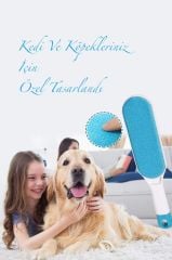 Tüy Kıl Toplayıcı Tarak Toplama Tarağı Kedi Köpek Fırçası Toz Temizleyici Ev Araç Koltuğu