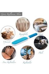 Tüy Kıl Toplayıcı Tarak Toplama Tarağı Kedi Köpek Fırçası Toz Temizleyici Ev Araç Koltuğu