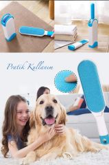 Tüy Kıl Toplayıcı Tarak Toplama Tarağı Kedi Köpek Fırçası Toz Temizleyici Ev Araç Koltuğu