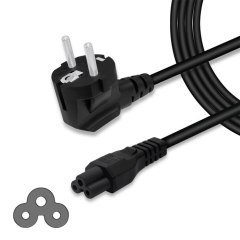 Laptop 3lü Adaptör Kablosu - Yonca Power Kablosu 1.5 Metre