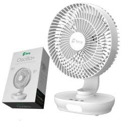 FENY FN-F88 OSCİLLA 3 KADEME HIZ AYARLI 180° 3000 MAH ŞARJLI 8'' MASÜSTÜ FAN VANTİLATÖR