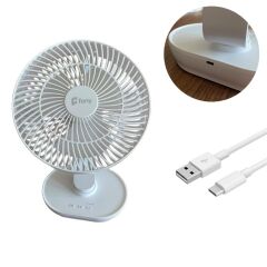 FENY FN-F88 OSCİLLA 3 KADEME HIZ AYARLI 180° 3000 MAH ŞARJLI 8'' MASÜSTÜ FAN VANTİLATÖR