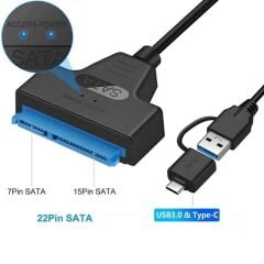 4204 2in1 USB 3.0 Type-C To 2.5 inç Sata Hdd Ssd Çevirici Dönüştürücü