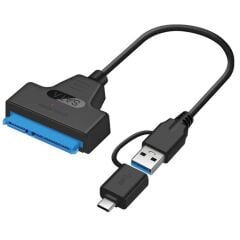 4204 2in1 USB 3.0 Type-C To 2.5 inç Sata Hdd Ssd Çevirici Dönüştürücü