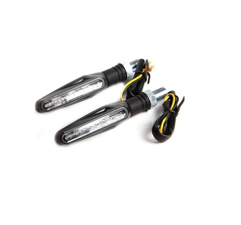 Motosiklet Sinyali Takım Sarı Kayan 12 Ledli