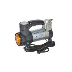 Hava Kompresörü 12V Metal Led Işıklı Siyah