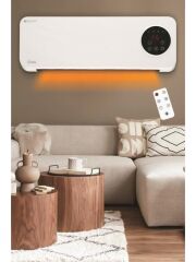 Kiwi KHT 8490 2000 W Duvar Tipi Fanlı Isıtıcı