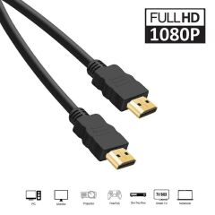 50 cm HDMI Kablo - v1.4b - Full HD 3D 1080P 144Hz - Görüntü, Ses ve İnternet Aktarım Premium HDMI Kablosu