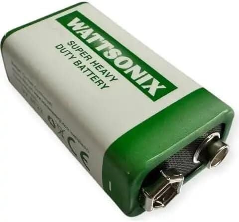 WATTSONIX ÇİNKO KARBON 6F22 9 VOLT PİL (20'Lİ PAKET)