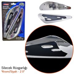 CARUB Silecek Rüzgarlığı Krom-Kırmızı- Mavi -Siyah