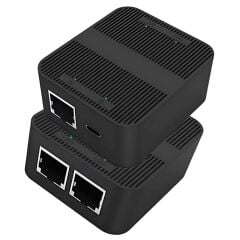 4594 RJ45 Ethernet Splitter 1 Giriş 2 Çıkış 100Mbps Hız Çevirici Çoklayıcı